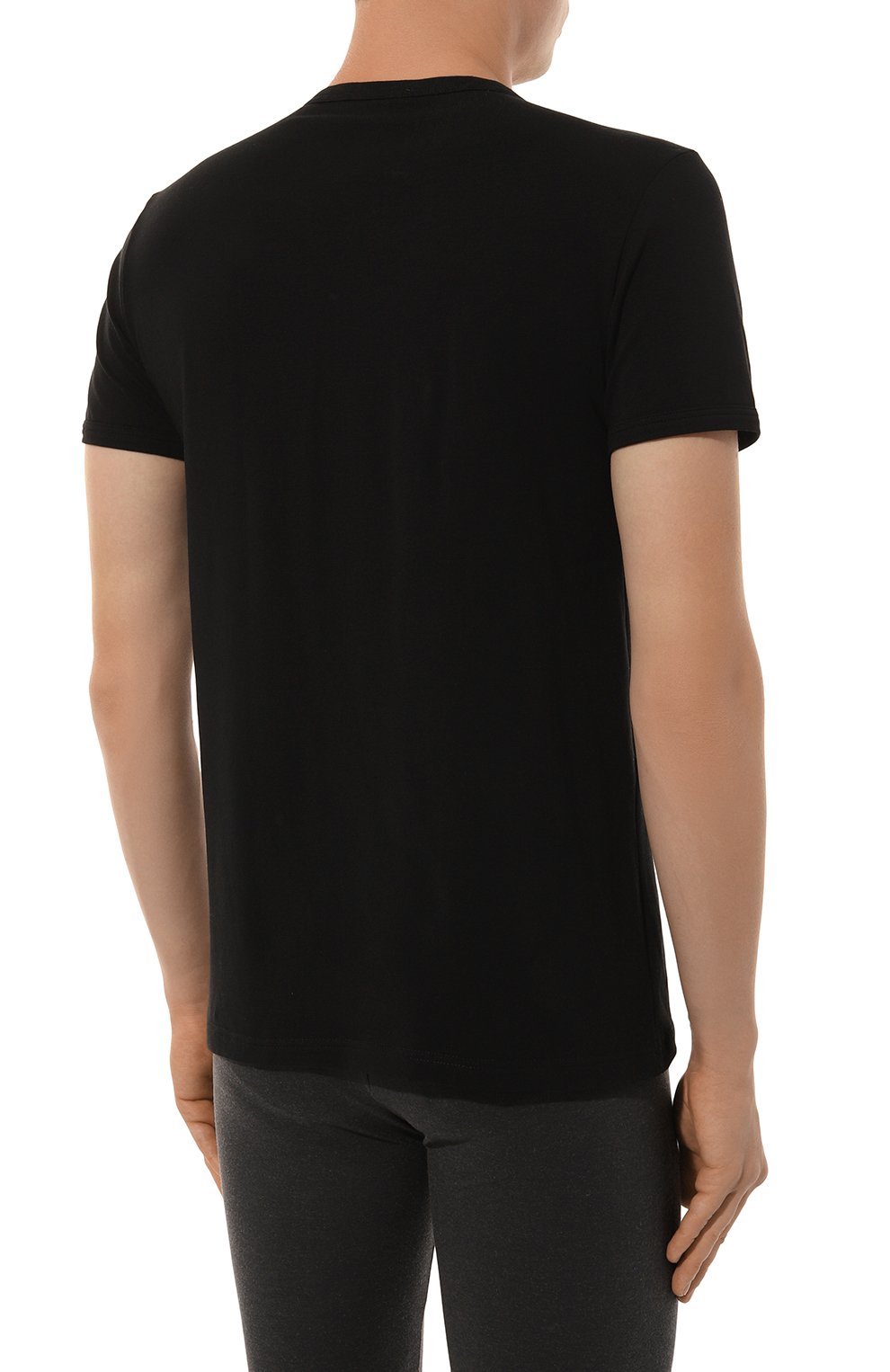 Хлопковая футболка VERSACE, арт. AUU01004/1A10011, фото 4