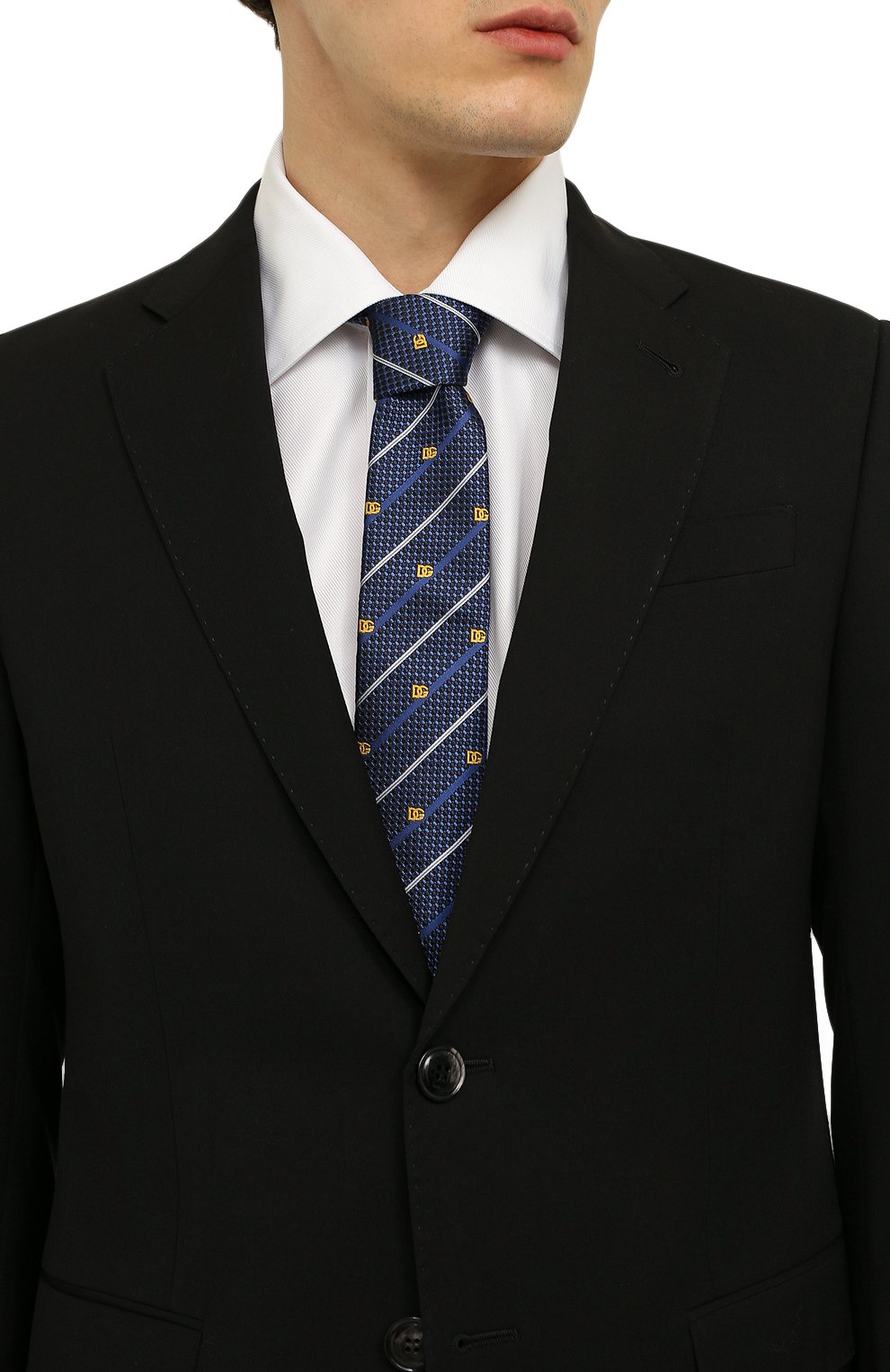 Шелковый галстук DOLCE & GABBANA, арт. GT149E/G0JYF, фото 2