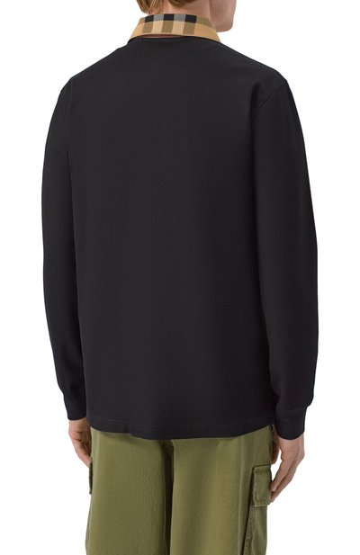 Хлопковое поло BURBERRY, арт. 8098812, фото 4