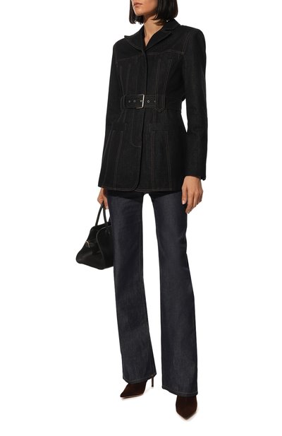 Замшевые ботильоны GIANVITO ROSSI, арт. G73149.15RIC.CASCH0C, фото 2