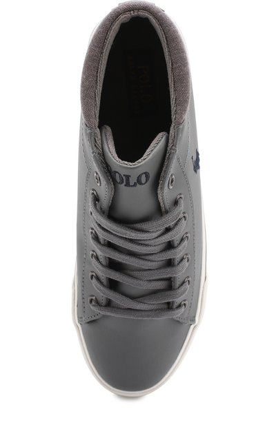 Высокие кеды из эко-кожи POLO RALPH LAUREN, арт. HARRIS0N MID/JUNI, фото 4