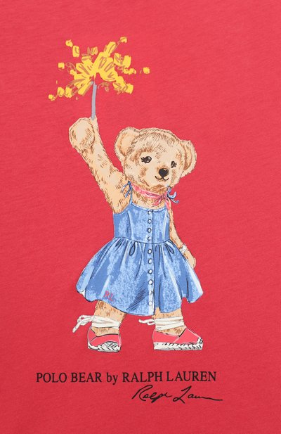 Хлопковая футболка POLO RALPH LAUREN, арт. 311790444, фото 3