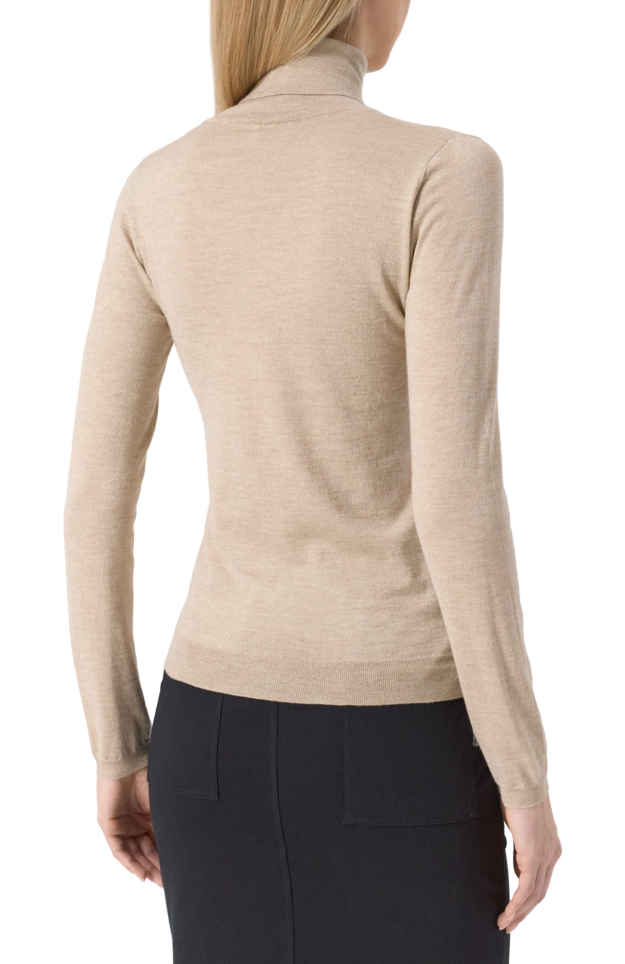 Водолазка из кашемира и шелка BRUNELLO CUCINELLI, арт. M41800063, фото 4