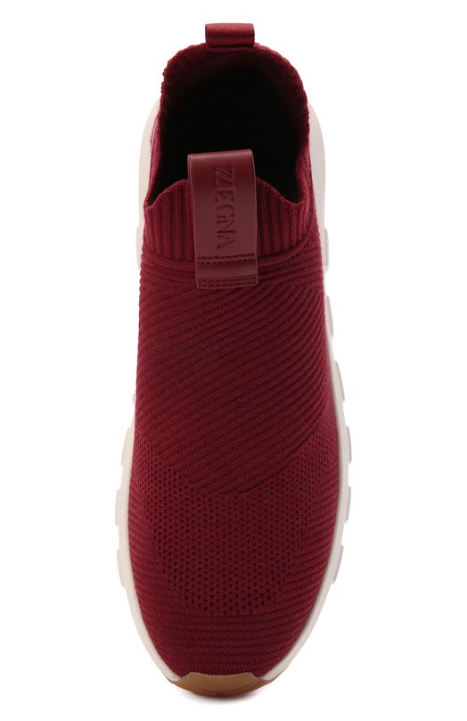 Текстильные кроссовки Sock 2.0 Zegna A5105X-LHSTE Красный  A5105X-LHSTE Фото 6