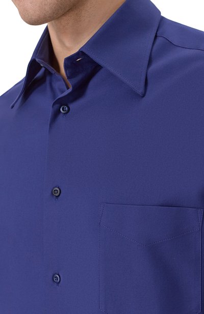 Хлопковая рубашка BRUNELLO CUCINELLI, арт. MW6040621, фото 5