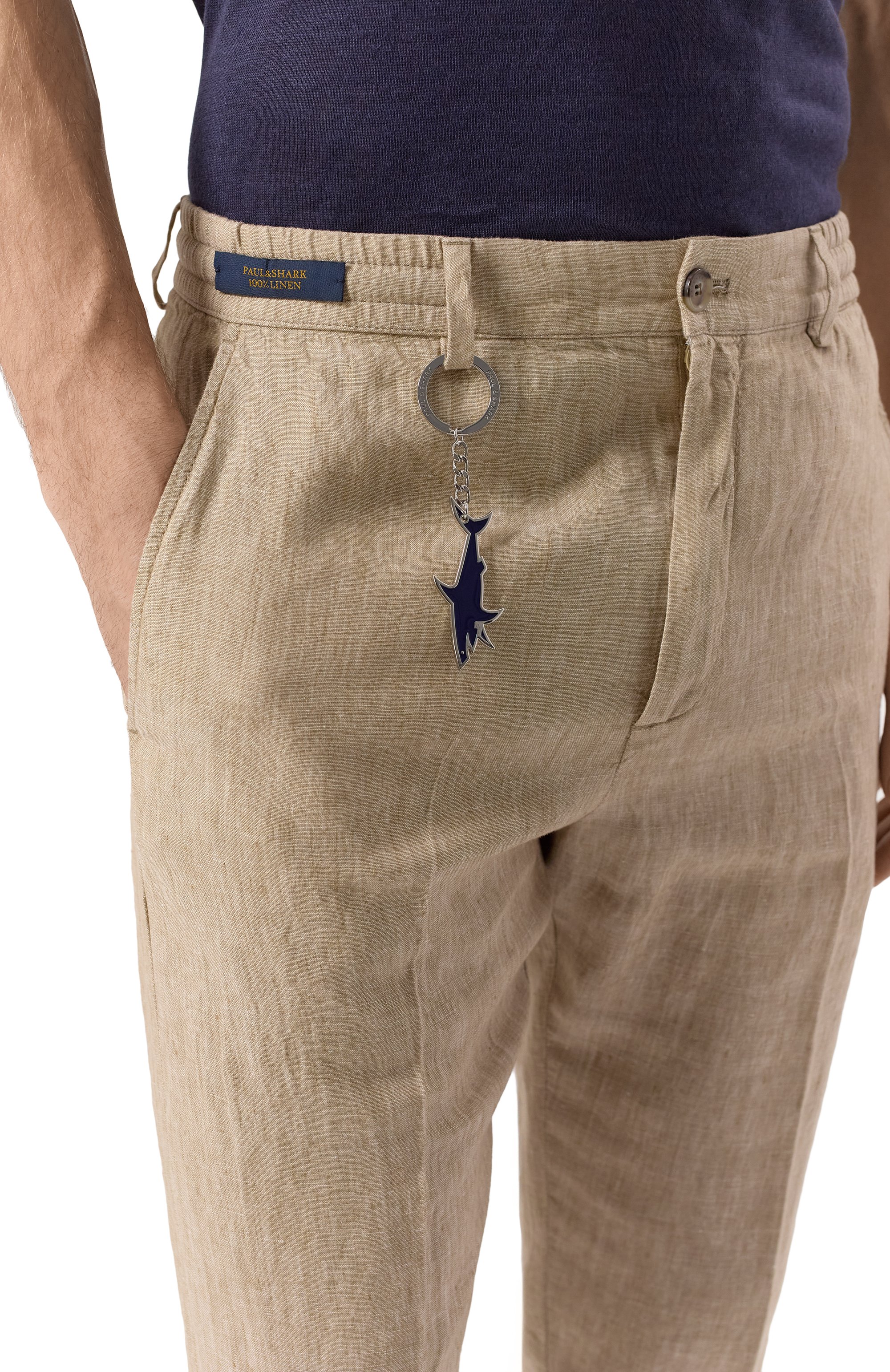 Льняные брюки PAUL&SHARK, арт. 25414041, фото 5