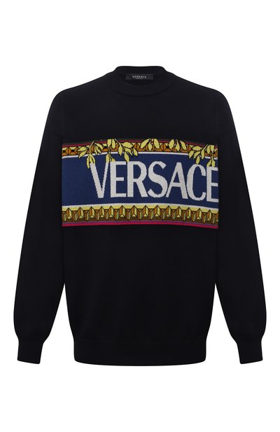 Свитер из хлопка и шерсти VERSACE, арт. 1001335/1A00980, фото 1