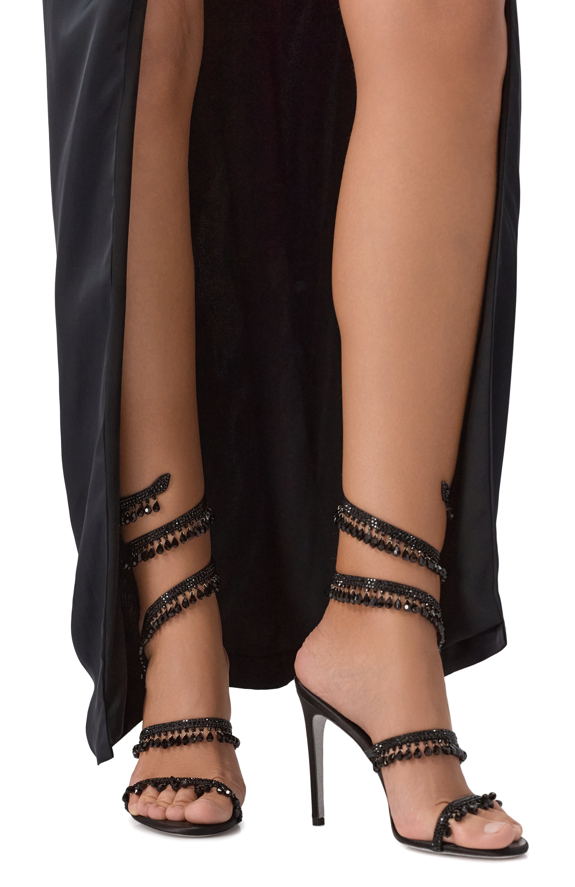 Текстильные босоножки chandelier 105 RENE CAOVILLA, арт. C12535-105/R001, фото 2