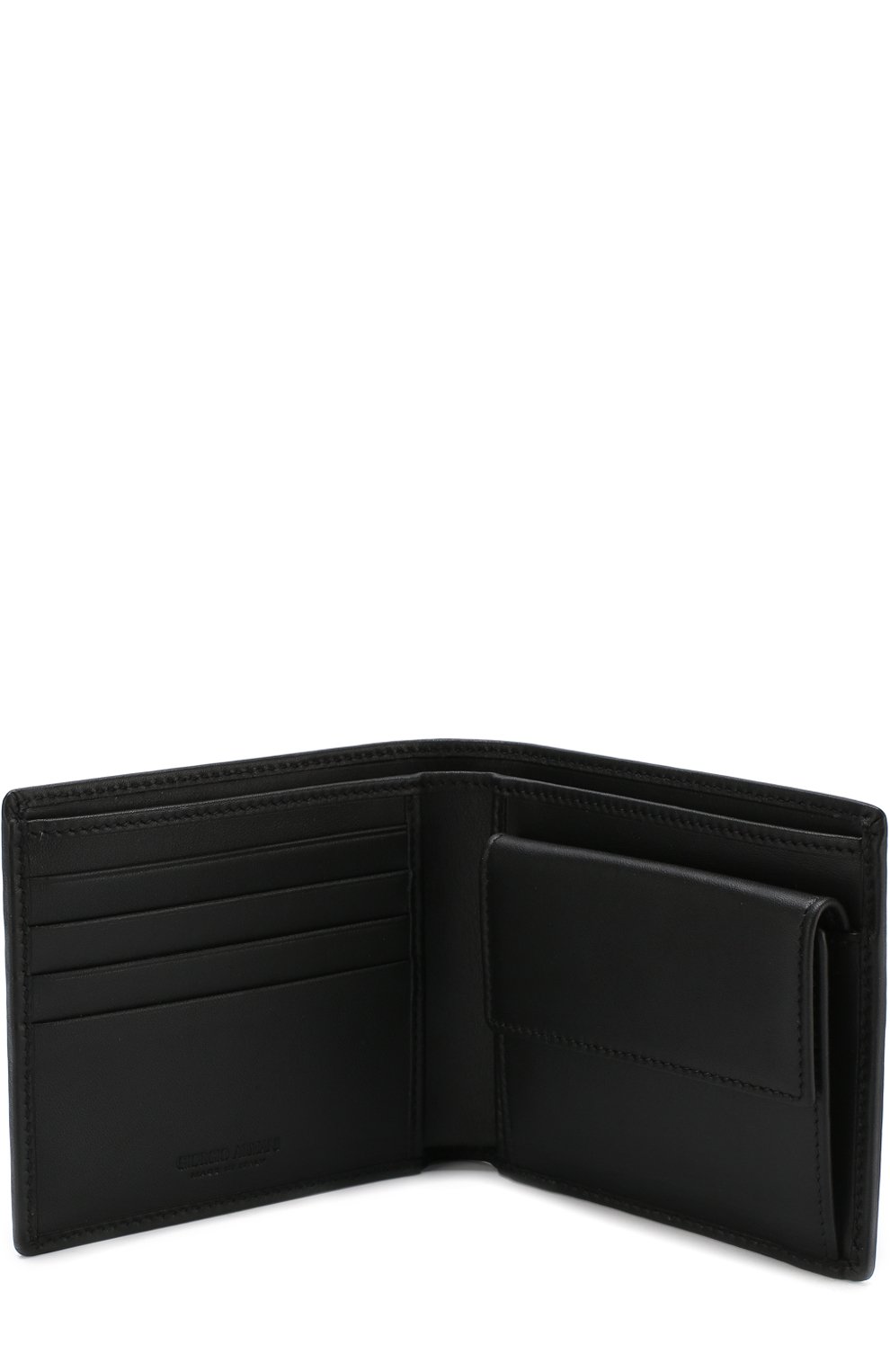 Кожаное портмоне с отделениями для кредитных карт и монет GIORGIO ARMANI, арт. Y2R122/YDH6J, фото 3