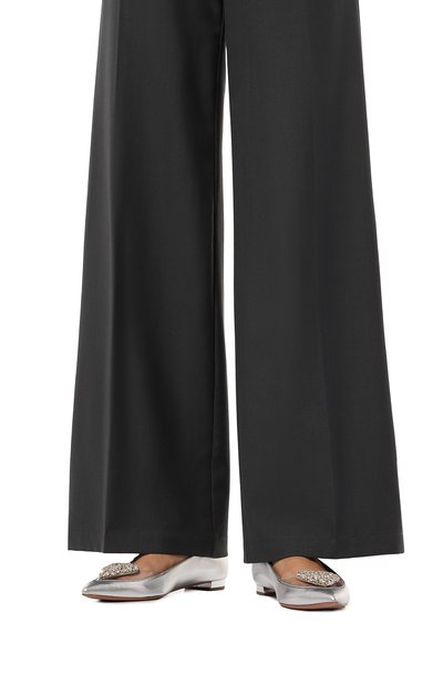 Кожаные балетки love me AQUAZZURA, арт. LVMFLAA0-NLP-CCC, фото 3