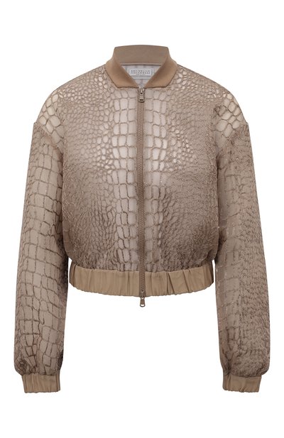 Шелковый бомбер BRUNELLO CUCINELLI, арт. MF940SX916, фото 1