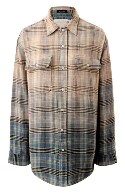 Хлопковая рубашка R13 разноцветного цвета по цене 74600 руб., арт. R13WR266-R458B, фото 1 Хлопковая рубашка R13, арт. R13WR266-R458B, фото 1