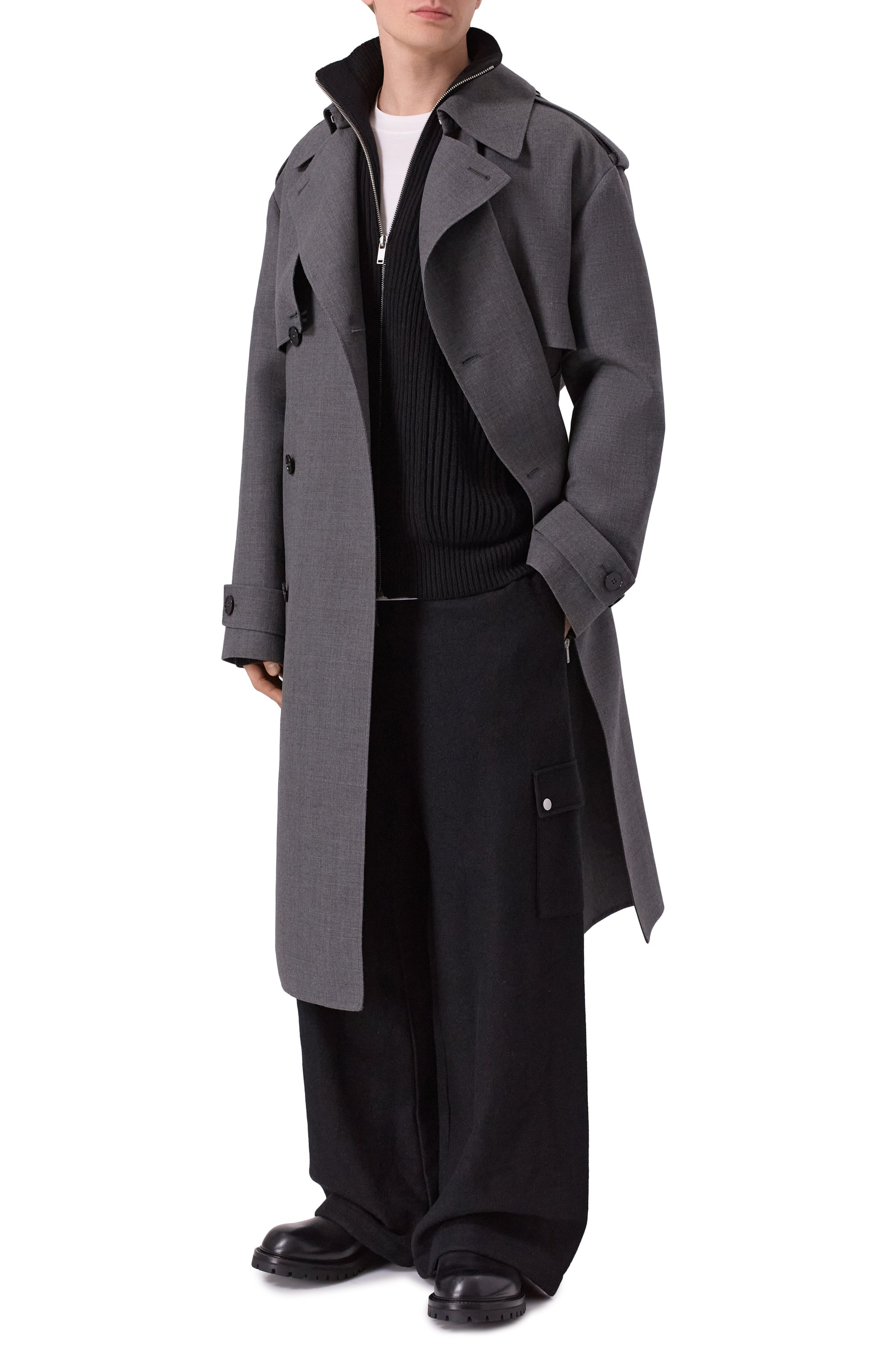 Шерстяной кардиган JIL SANDER черного цвета по цене 227000 руб., арт. J22HP0048-J14784, фото 2 Шерстяной кардиган JIL SANDER, арт. J22HP0048-J14784, фото 2