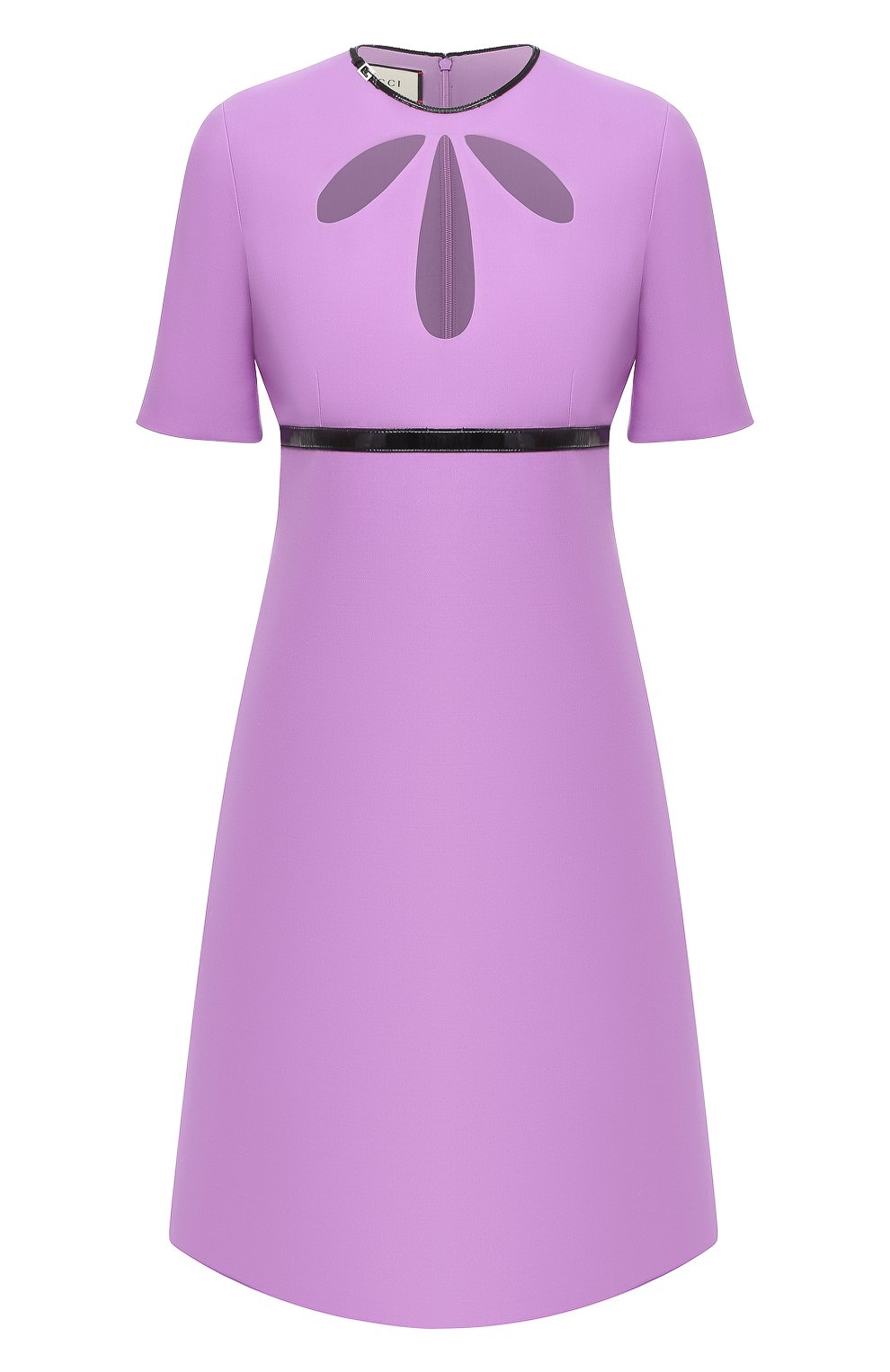 Платье из шелка и шерсти GUCCI сиреневого цвета по цене 212500 руб., арт. 622981/ZAD88, фото 1 Платье из шелка и шерсти GUCCI, арт. 622981/ZAD88, фото 1