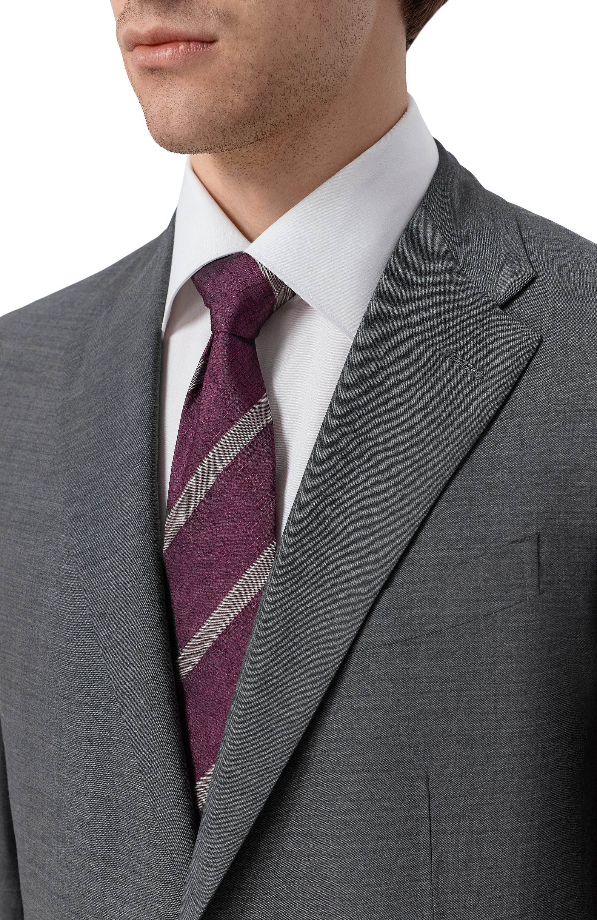 Шелковый галстук ZILLI, арт. CRAV02M0600VER000, фото 2