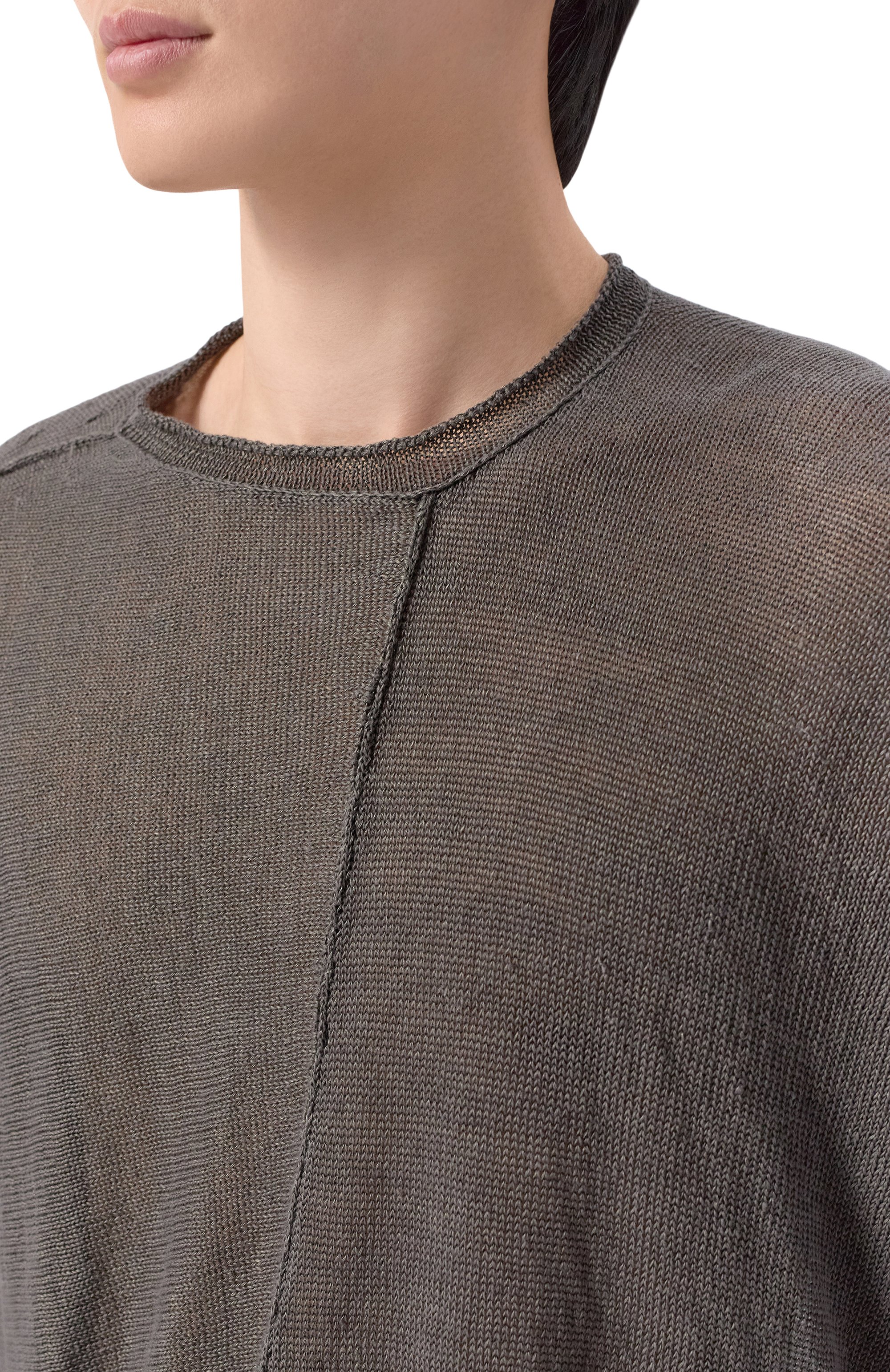 Льняной джемпер ISABEL BENENATO, арт. UK120S26, фото 5