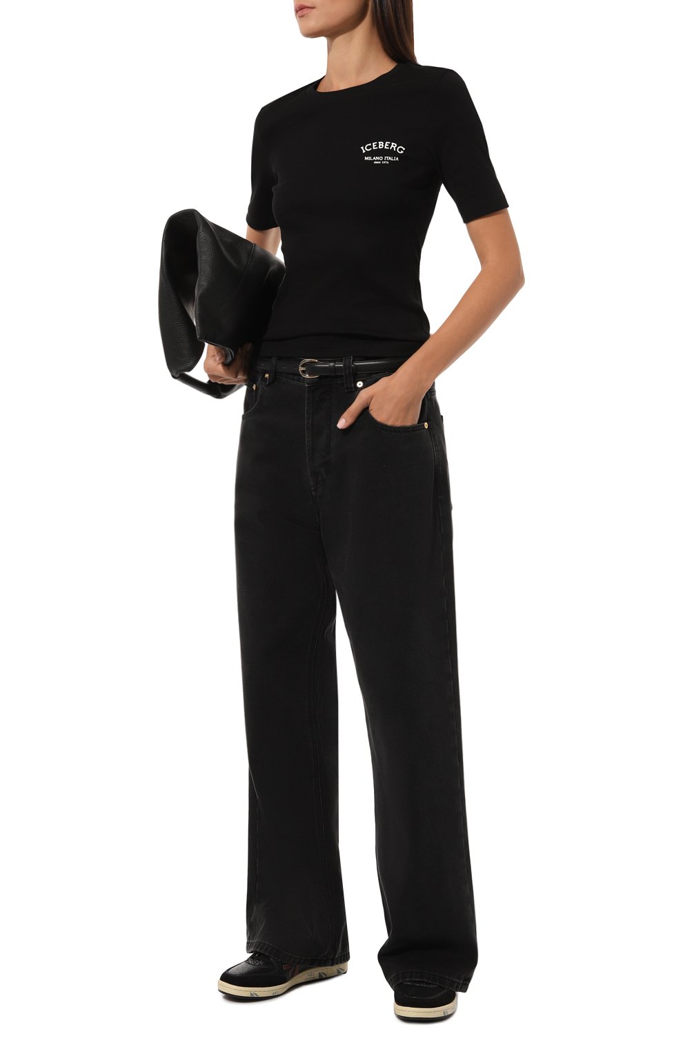 Хлопковая футболка ICEBERG, арт. F071/6302, фото 2