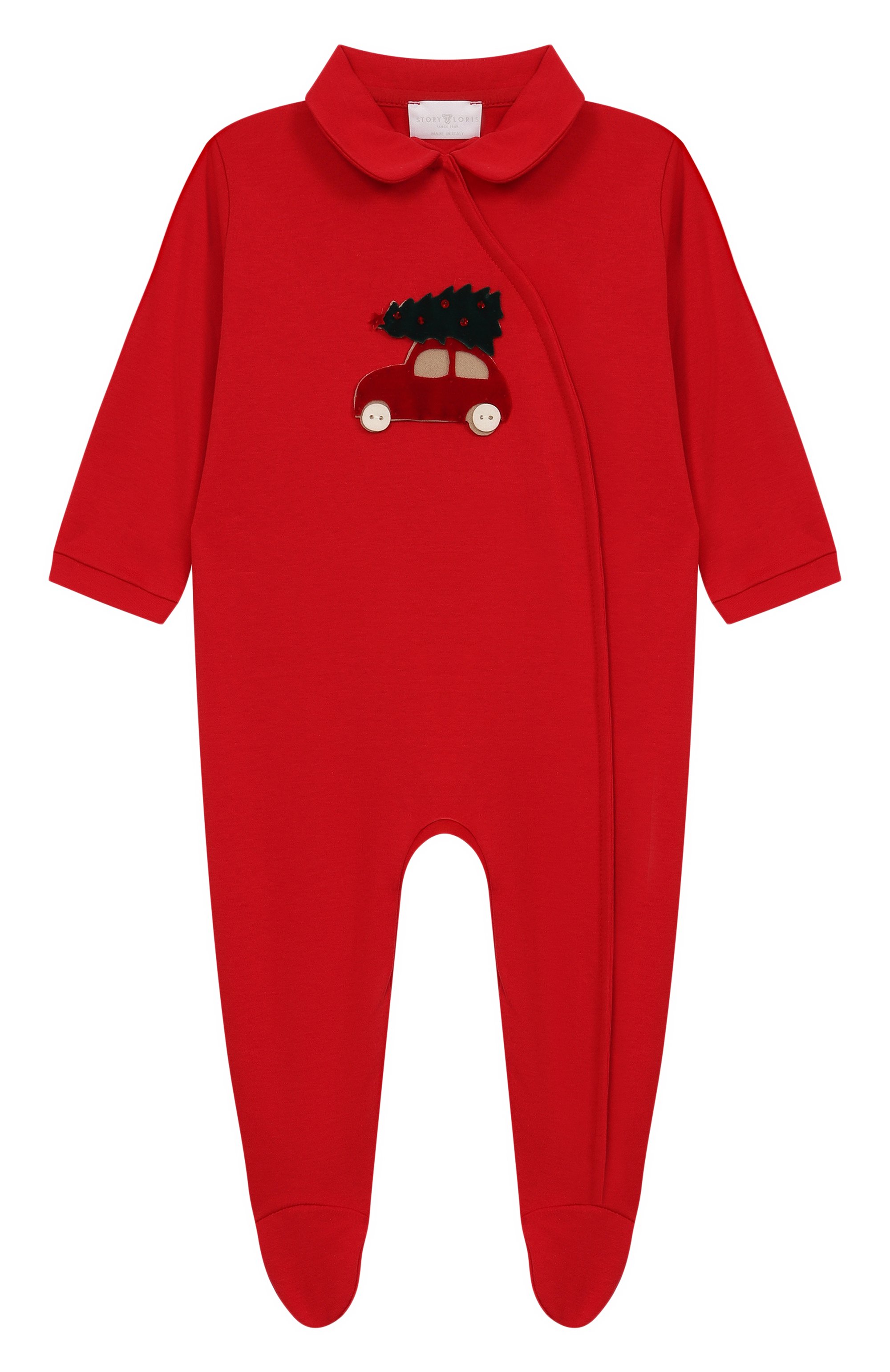 Комплект из комбинезона и шапки STORY LORIS красного цвета по цене 21950 руб., арт. 24265, фото 2 Комплект из комбинезона и шапки STORY LORIS, арт. 24265, фото 2