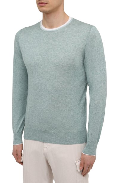 Джемпер из хлопка и кашемира FIORONI, арт. MK22609A3, фото 3