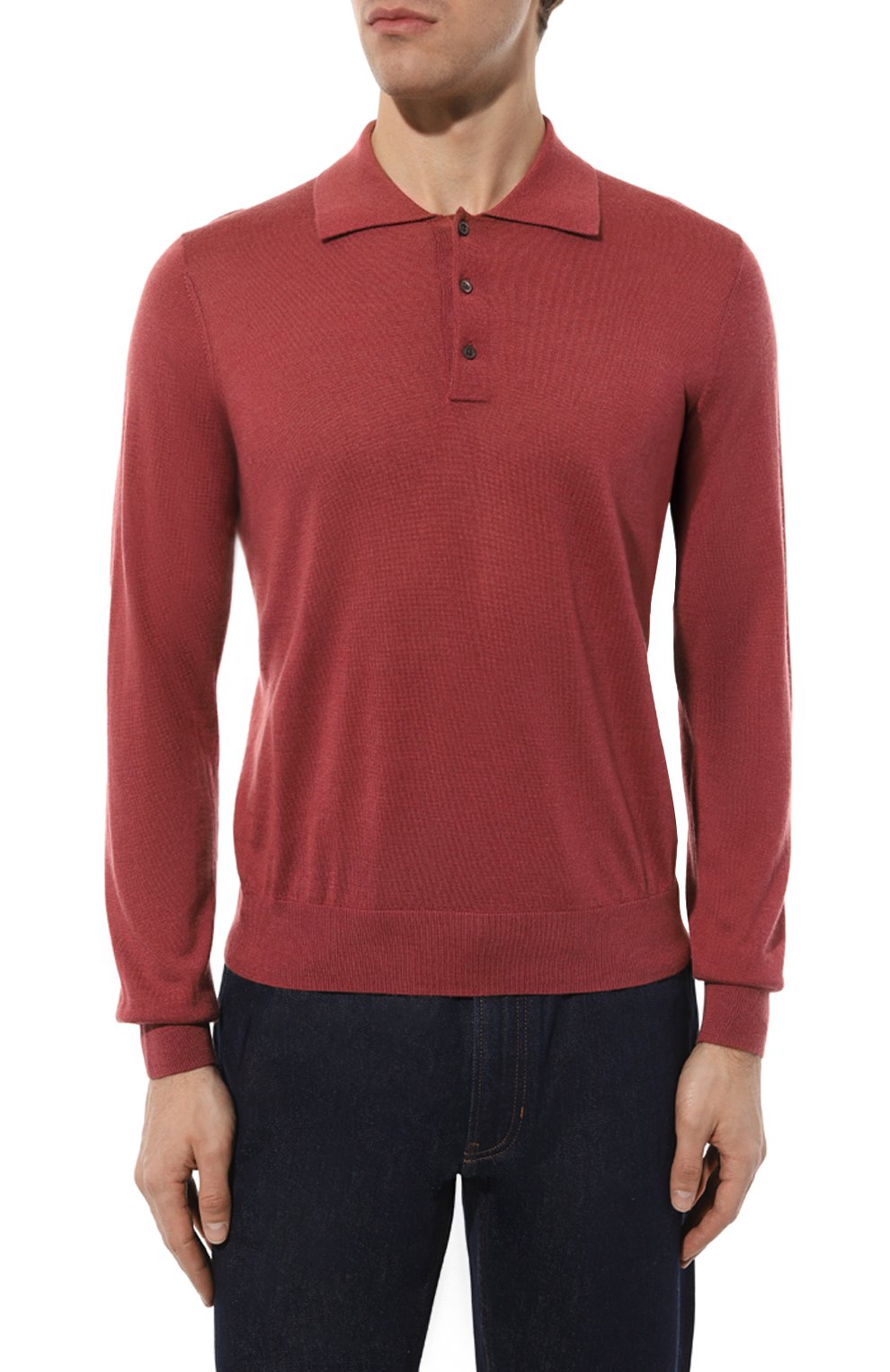 Поло из кашемира и шелка CORNELIANI, арт. 93M539-9325129, фото 3