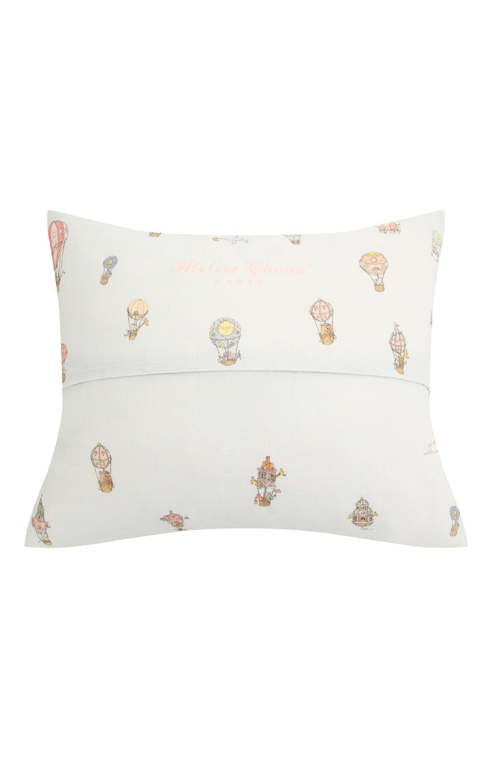 Хлопковая подушка ATELIER CHOUX белого цвета по цене 4120 руб., арт. CUSHI0N-M0NCEAU MANSI0N, фото 2 Хлопковая подушка ATELIER CHOUX, арт. CUSHI0N-M0NCEAU MANSI0N, фото 2