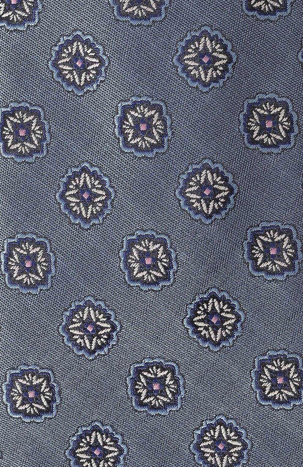 Шелковый галстук CANALI синего цвета по цене 17600 руб., арт. 18/HJ03655, фото 4 Шелковый галстук CANALI, арт. 18/HJ03655, фото 4