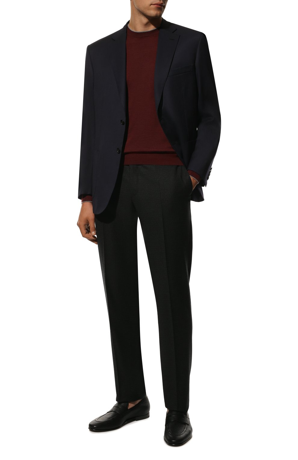 Кожаные пенни-лоферы BARRETT черного цвета по цене 53950 руб., арт. 131U016.3/CERV0 ACC. F0.45312, фото 2 Кожаные пенни-лоферы BARRETT, арт. 131U016.3/CERV0 ACC. F0.45312, фото 2