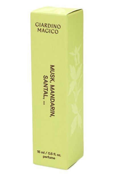 Концентрированные духи musk mandarin santal (15ml) GIARDINO MAGICO, арт. 4660222283634, фото 5
