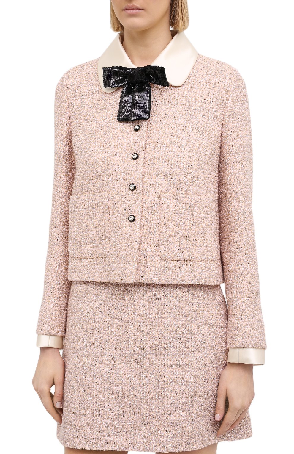 Шерстяной жакет MIU MIU, арт. MH1603-1UT0-F0236, фото 3