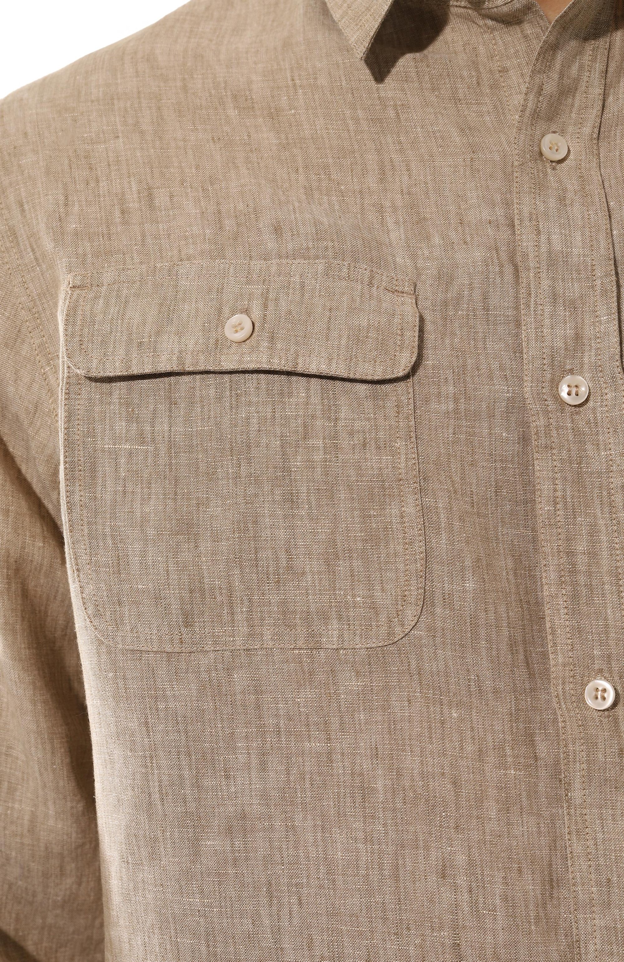 Льняная рубашка PAUL&SHARK, арт. 25413252/L, фото 5