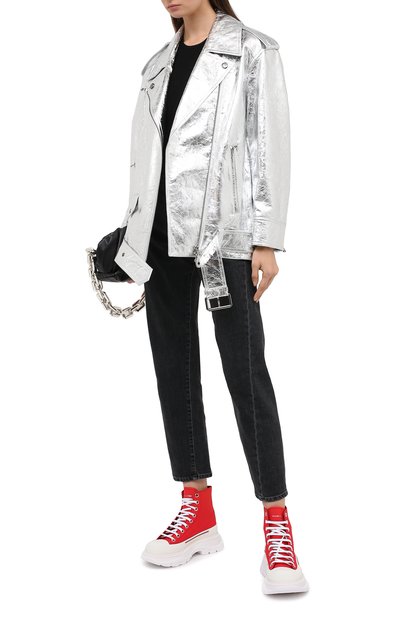 Кожаная куртка MARNI, арт. JKMX0120HC/LA731, фото 2