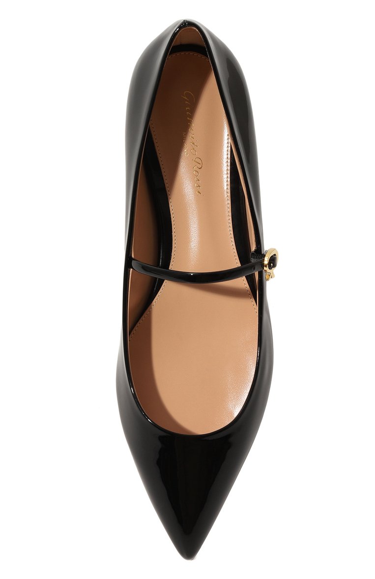 Кожаные балетки GIANVITO ROSSI, арт. G22162.05CU0.VERNER0, фото 1