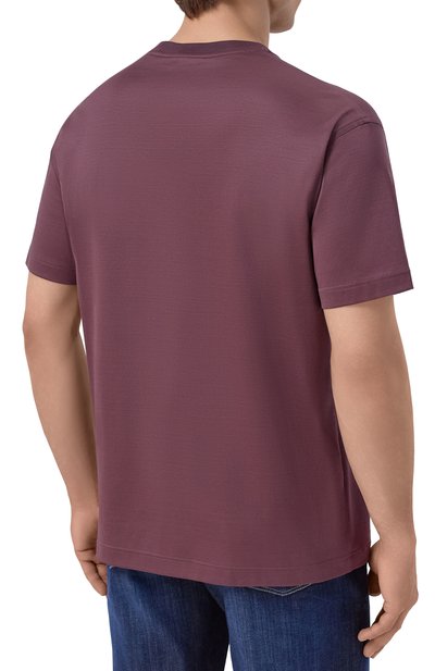 Хлопковая футболка ZILLI, арт. TSR02AM0100VLE000, фото 4