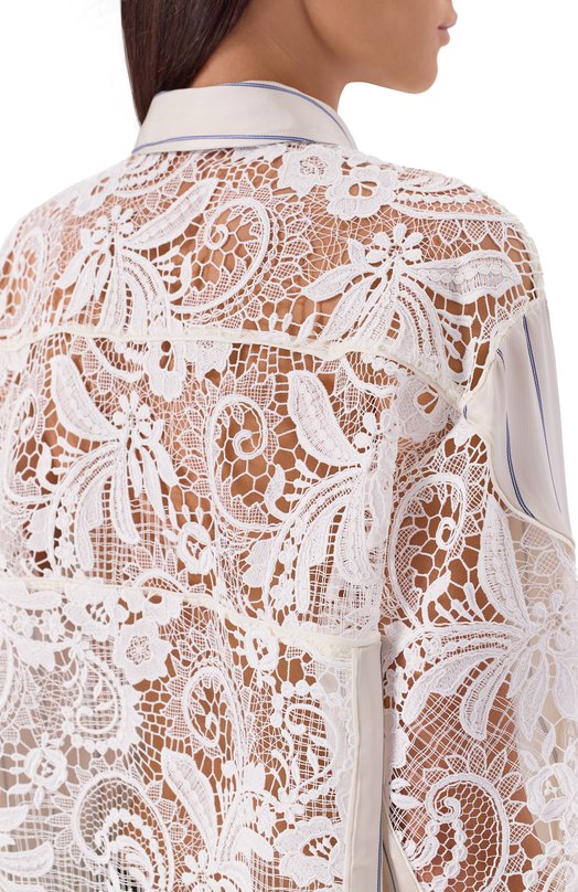Рубашка из вискозы 3.1 Phillip Lim S252-21681FST Кремовый  S252-21681FST Фото 5