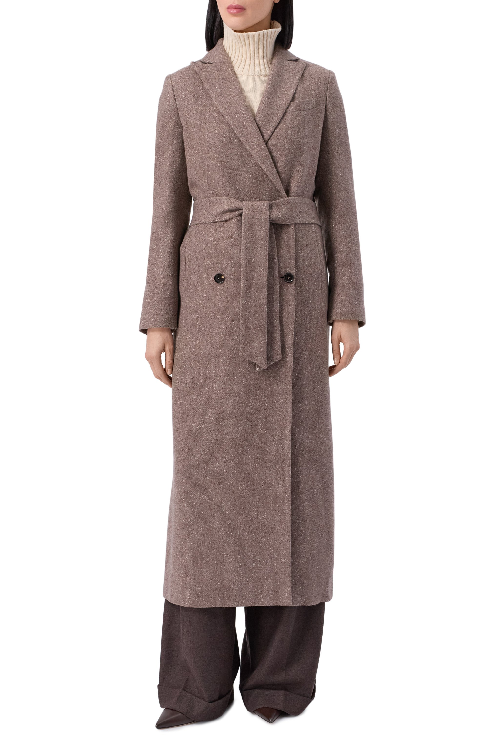 Пальто из кашемира и шелка KITON, арт. D46619K0548G02, фото 3