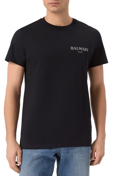 Хлопковая футболка BALMAIN, арт. FH1EF000/GD84, фото 3