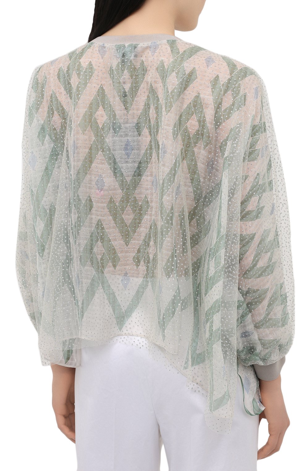 Блузка из шелка и вискозы GIORGIO ARMANI, арт. 1SHCCZ13/TZ818, фото 4