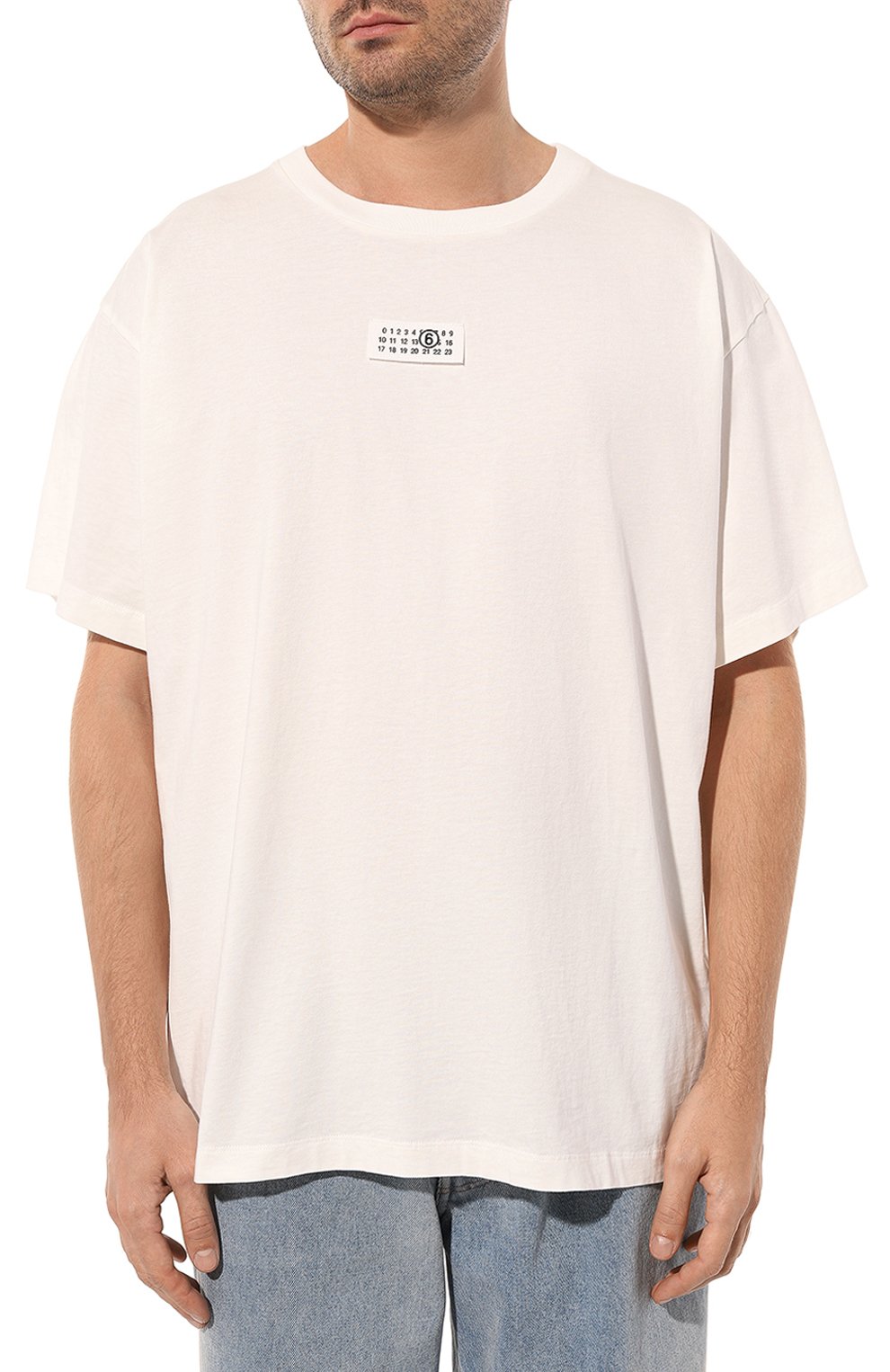 Хлопковая футболка MM6, арт. S52GC0300/S24311, фото 3