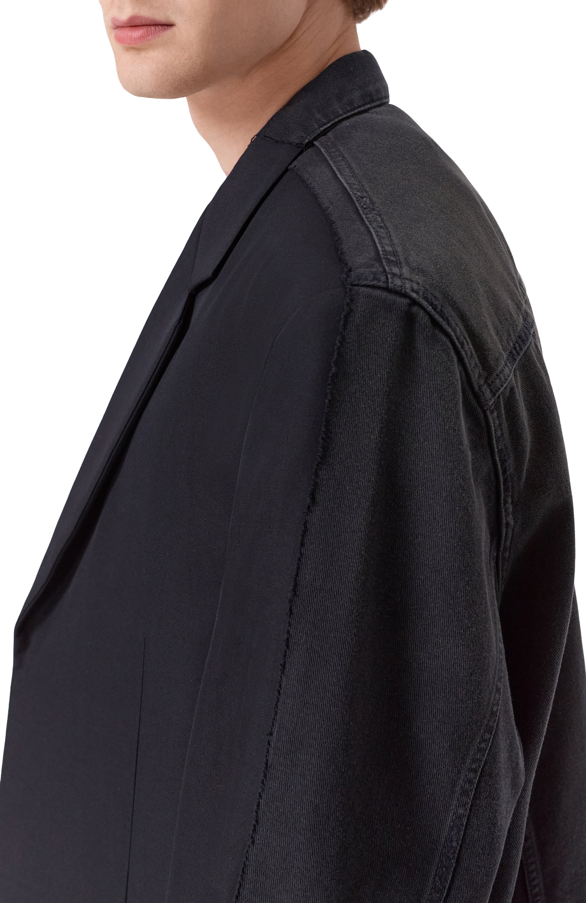 Комбинированный пиджак BALENCIAGA, арт. 838842/TST08, фото 5