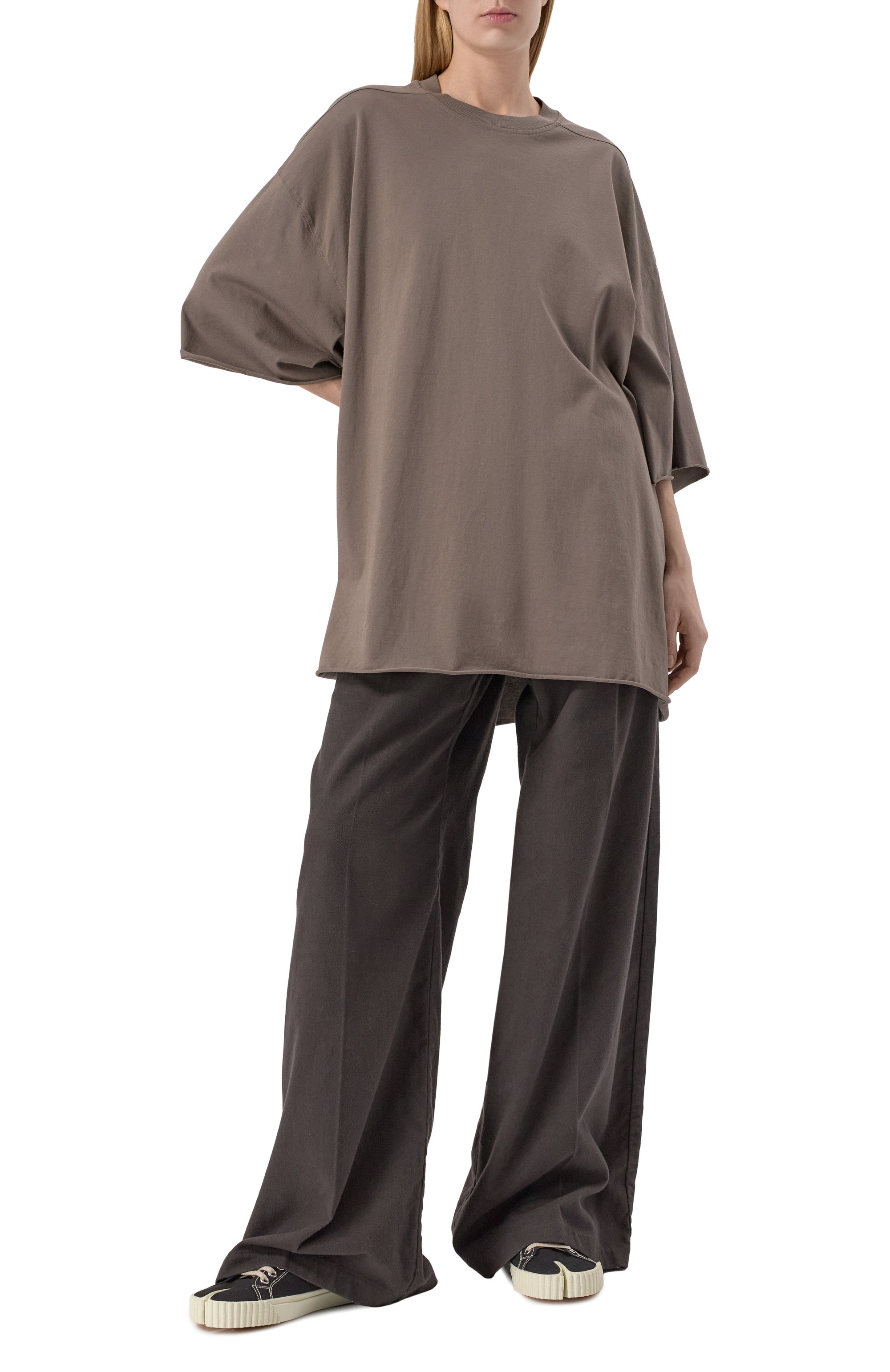 Хлопковая футболка RICK OWENS, арт. RP01E7204/JA, фото 6