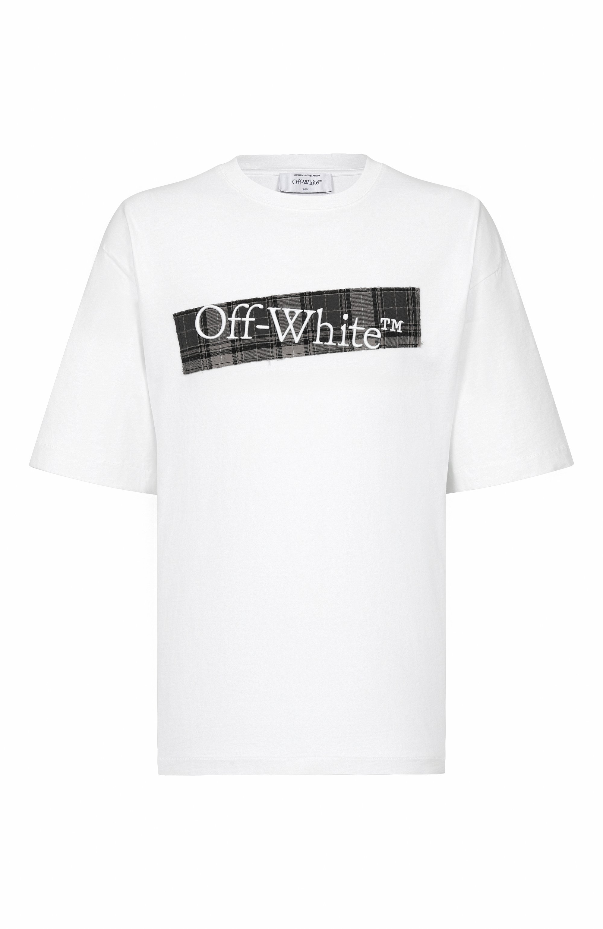 Хлопковая футболка OFF-WHITE, арт. 0MAA120F25JER00N, фото 1