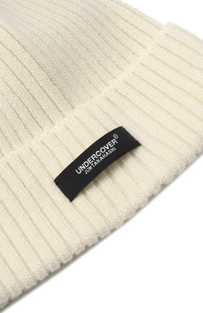 Шапка UNDERCOVER кремового цвета по цене 15350 руб., арт. UC2E4H02, фото 3 Шапка UNDERCOVER, арт. UC2E4H02, фото 3