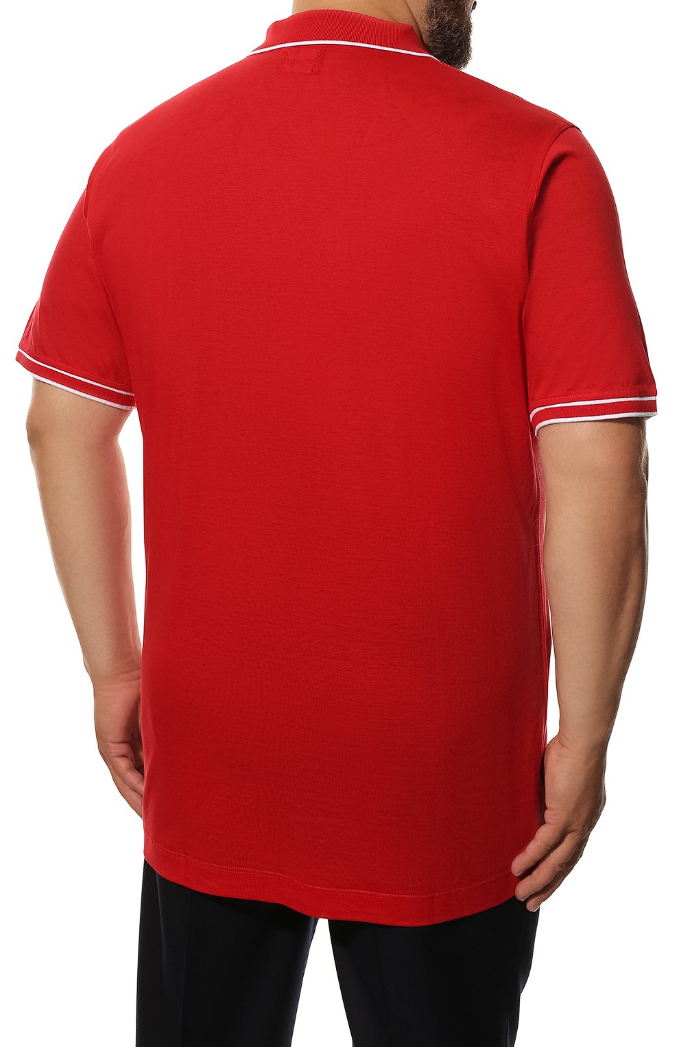 Хлопковое поло KITON, арт. UK1267/4XL-8XL, фото 4