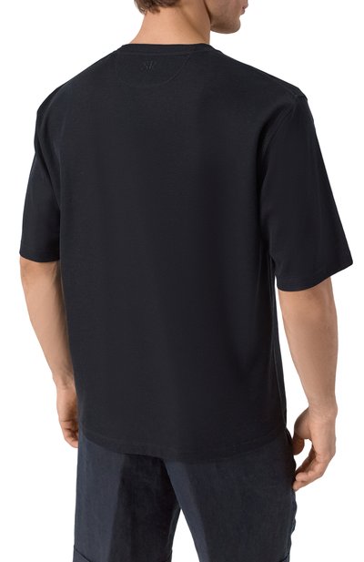 Футболка из хлопка и шелка STEFANO RICCI, арт. MNH5103910/CTK01S, фото 4