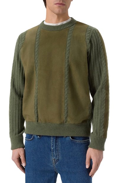 Кашемировый свитер с замшевой отделкой MVST, арт. M25.1MM.K011/K003, фото 3