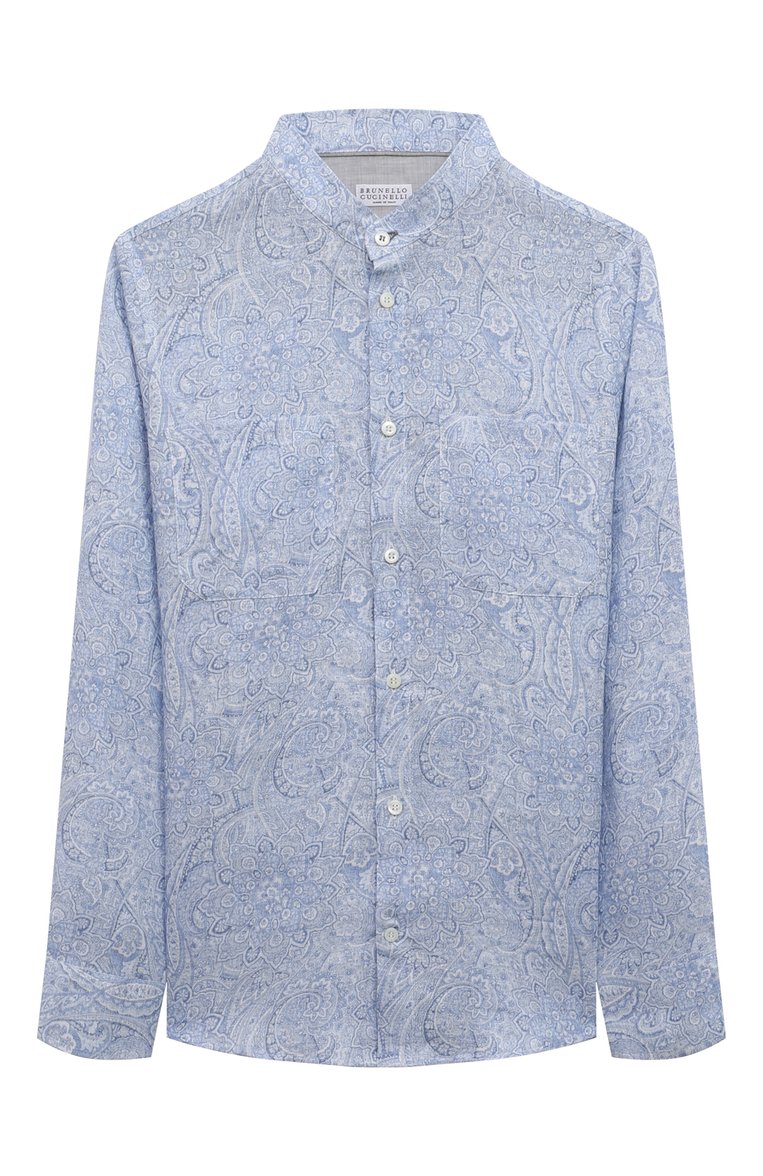 Льняная рубашка BRUNELLO CUCINELLI, арт. BM655C330C, фото 1