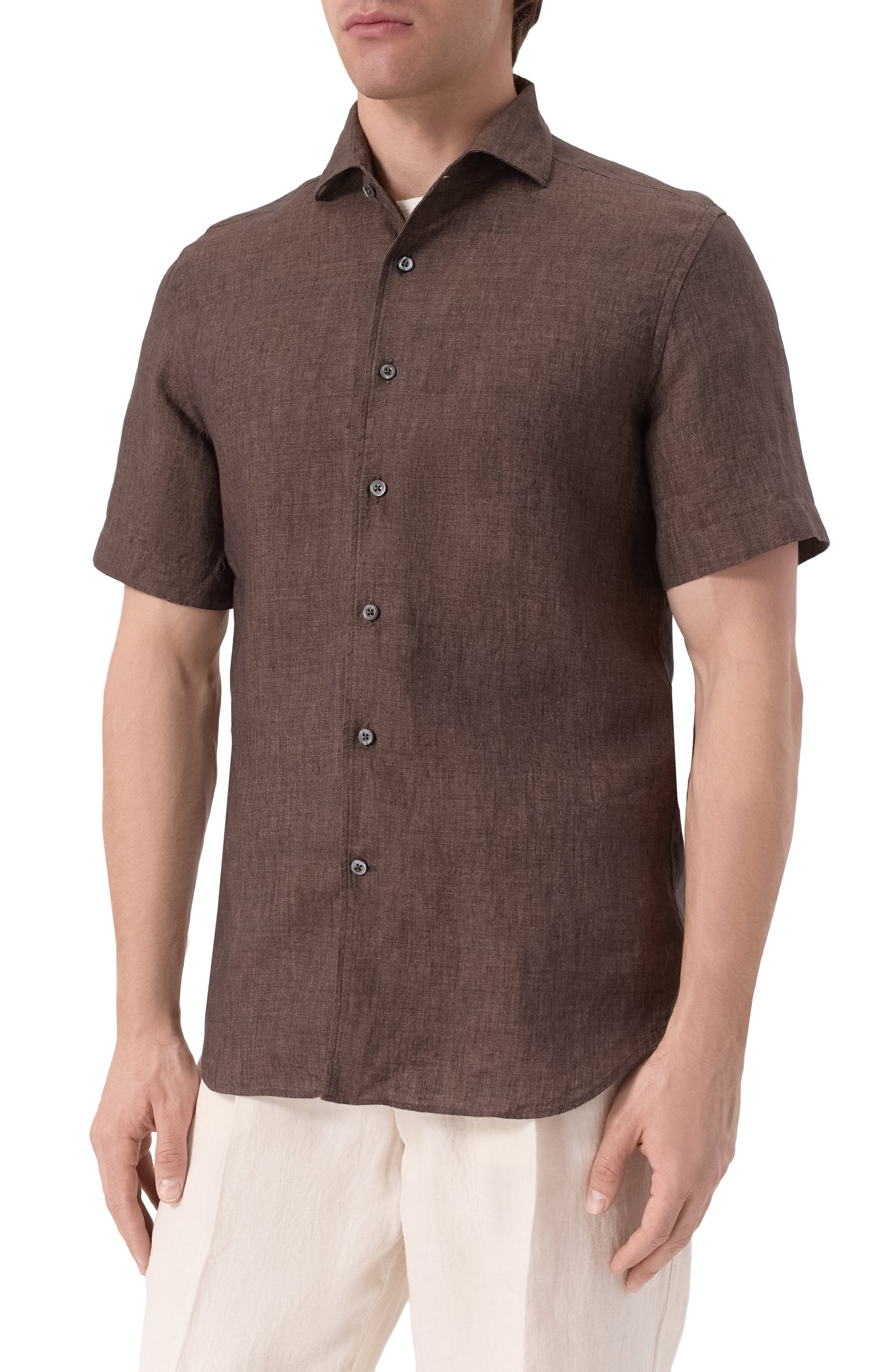 Льняная рубашка CORNELIANI, арт. 25I126-2511334, фото 3