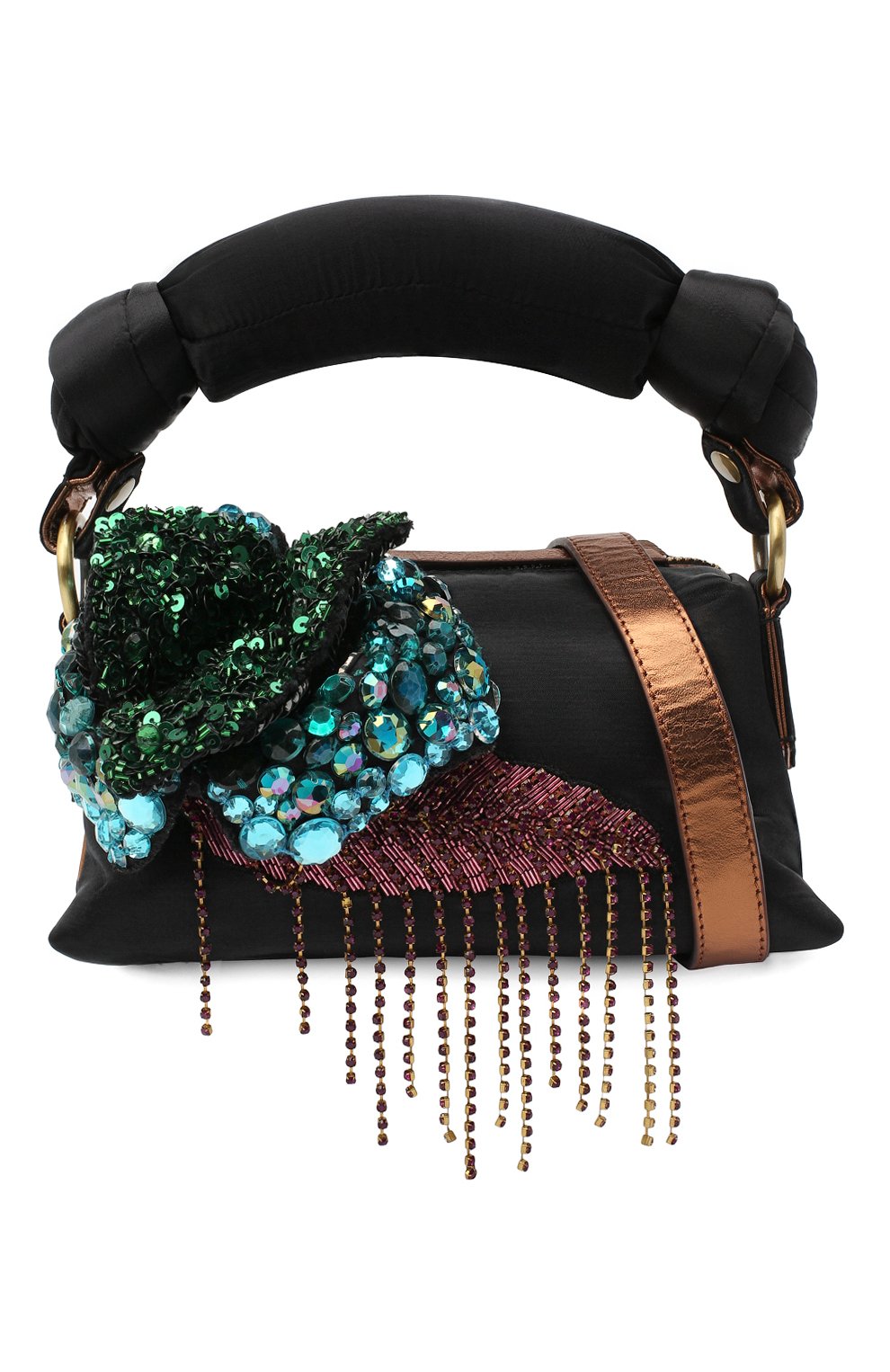 Сумка DRIES VAN NOTEN черного цвета по цене 125500 руб., арт. 202-11517-803, фото 6 Сумка DRIES VAN NOTEN, арт. 202-11517-803, фото 6