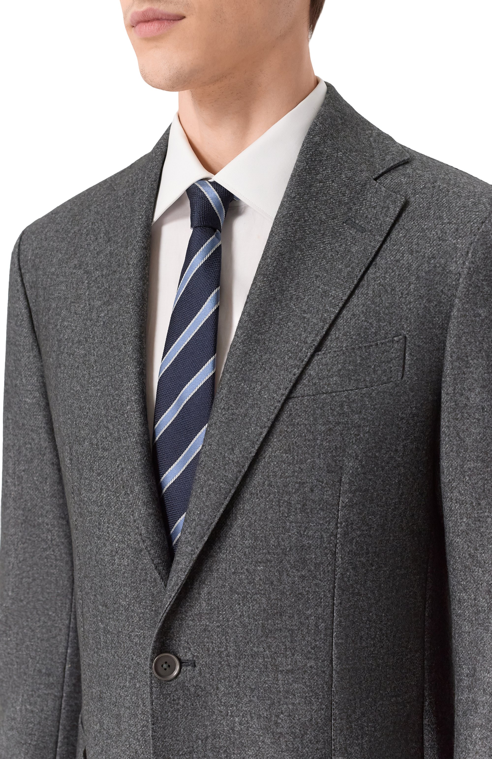 Шелковый галстук GIORGIO ARMANI, арт. GM000800/TE20405, фото 2