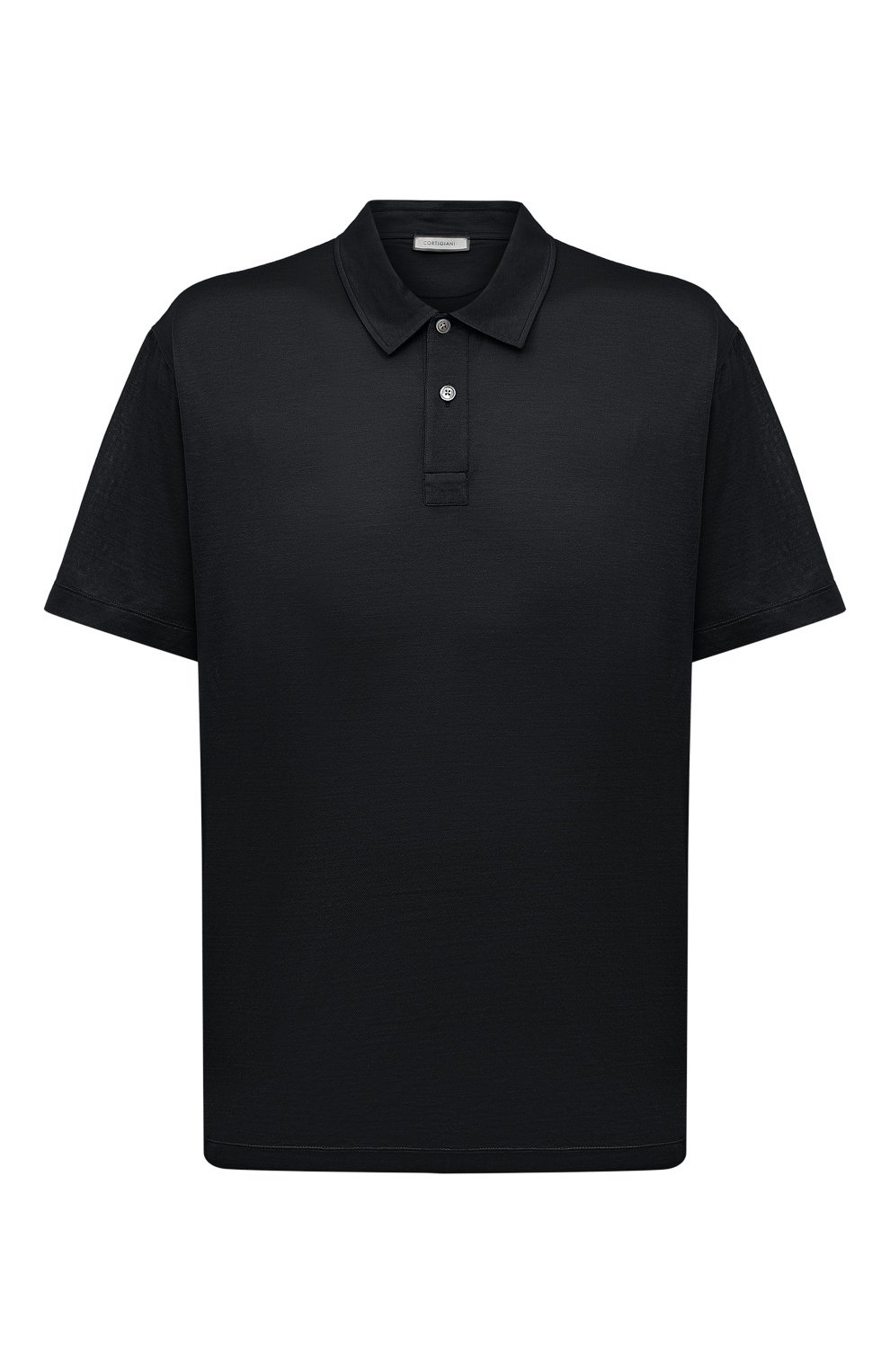 Поло из хлопка и шелка CORTIGIANI, арт. 516639/0000/60-70, фото 1